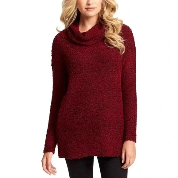 Jessica Simpson Chunky Knit Cowl Neck Sweater - Picture 1 of 11